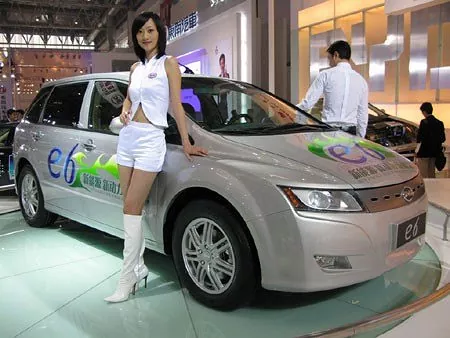 BYD e6 at the 2010 Detroit Motor Show