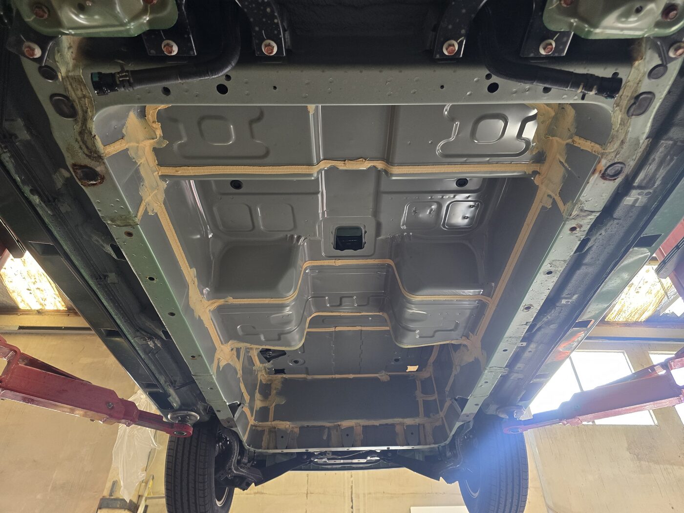 BYD e6 with battery removed