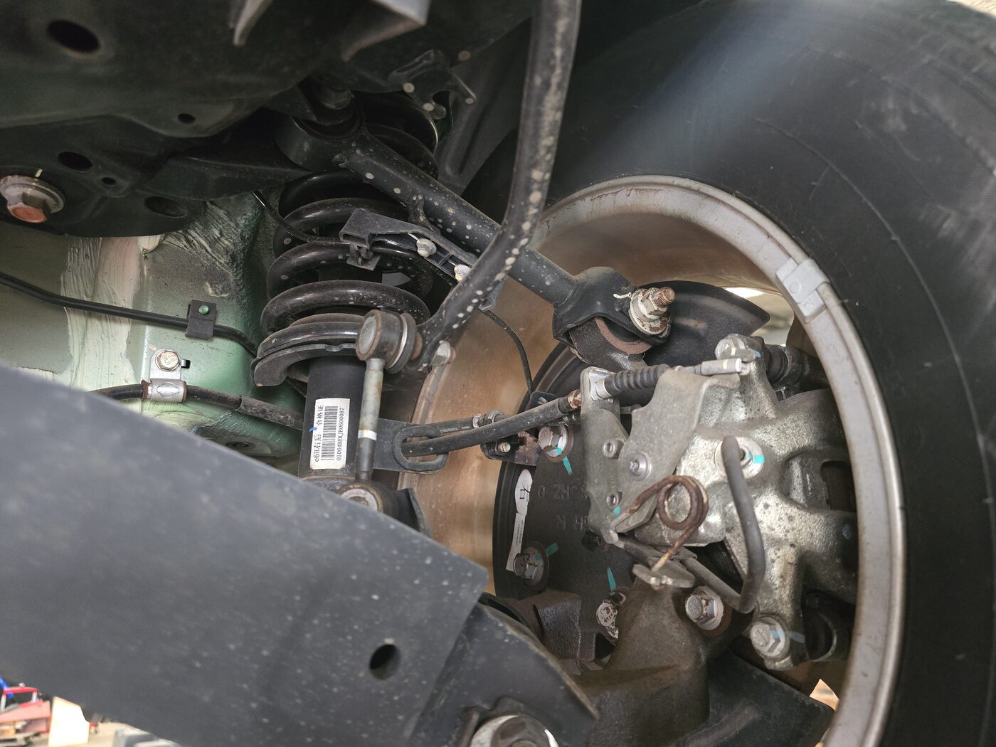 BYD e6 rear brakes and suspension